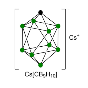 Cesium closo -1-carbadecaborate