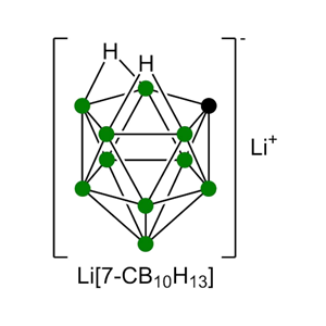 Lithium carbaundecaborate, hemihydrate