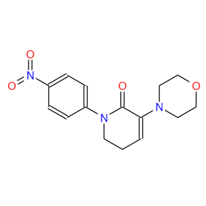 5,6-二氢-3-(4-吗啉基)-1-(4-硝基苯基)-2(1H)-吡啶酮