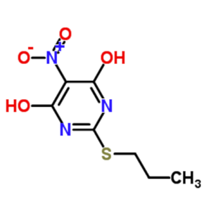4，6-二羟基-5-硝基-2-丙硫基嘧啶