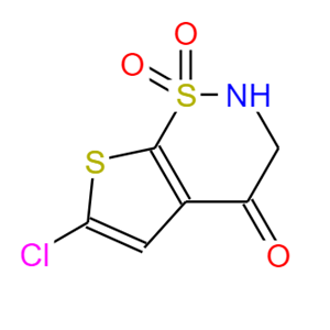 6-氯-2,3-二氢-4H-噻吩并[3,2-e][1,2]噻嗪-4-酮 1,1-二氧化物,6-Chloro-2H-thieno[3,2-e][1,2]thiazin-4(3H)-one 1,1-dioxide