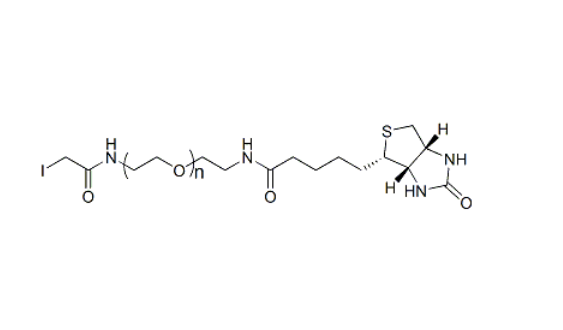 α-碘乙?；?ω-生物素聚乙二醇,IA-PEG-Biotin