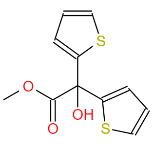 2,2-二噻吩基乙醇酸甲酯,Methyl di(2-thienyl) glycolate