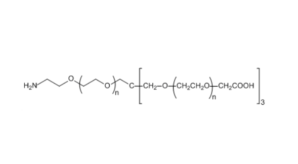 四臂聚乙二醇-（3臂羧基-1臂氨基）,4-ArmPEG-(3COOH-1NH2)