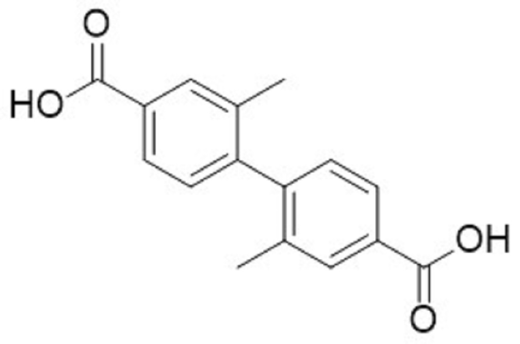 2,2'-二甲基-4,4'-联苯二甲酸,2,2'-dimethyl-4,4'-biphenyldicarboxylic acid