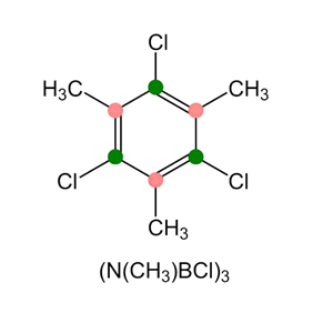 1,3,5-Trimethyl-2.4.6-trichloroborazine