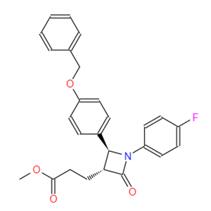 204589-80-0；(3R,4S)-1-(4-氟苯基)-2-氧代-4-[4-(苄氧基)