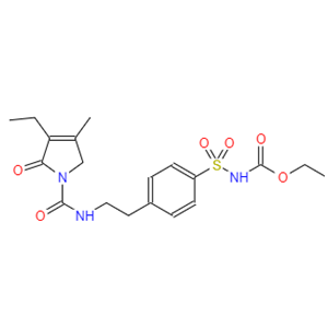 318515-70-7；4-[2-(3-乙基-4-甲基-2-氧代-3-吡咯啉-1-甲酰胺基