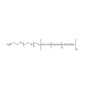 四臂聚乙二醇-（3臂羧基-1臂氨基）,4-ArmPEG-(3COOH-1NH2)