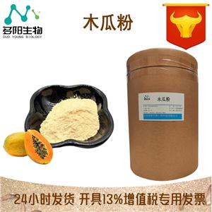 現(xiàn)貨供應(yīng) 食品級 木瓜粉 木瓜提取物 CAS 9064-67-9