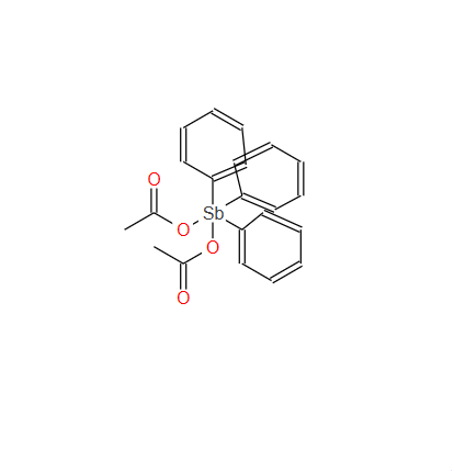 三苯基二醋酸銻,Triphenylantimony(V) diacetate