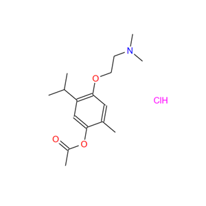 4-(2-二甲氨基乙氧基)-5-异丙基-2-甲基酯盐酸盐