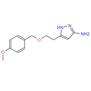 5-(2-((4-甲氧基芐基)氧)乙基)-1H-吡唑-3-胺