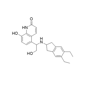 茚达特罗杂质27,8-(benzyloxy)-5-(1-((5,6-diethyl-2,3-dihydro-1H-inden-2-yl)amino)-2-hydroxyethyl)quinolin-2(1H)-one