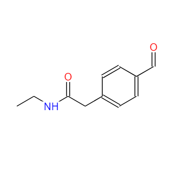 N-乙基-2-(4-甲酰基苯基)乙酰胺,Benzeneacetamide, N-ethyl-4-formyl-