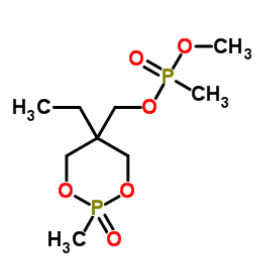 甲基膦酸 (5-乙基-2-甲基-2-氧代-1,3,2-二氧磷杂环己-5-基)甲基甲基酯,5-ethyl-5-[[methoxy(methyl)phosphoryl]oxymethyl]-2-methyl-1,3,2λ5-dioxaphosphinane 2-oxide