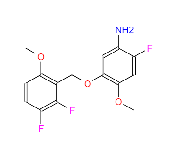 5-(2,3-二氟-6-甲氧基苄氧基)-2-氟-4-甲氧基苯胺,5-(2,3-difluoro-6-methoxybenzyloxy)-2-fluoro-4-methoxybenzenamine