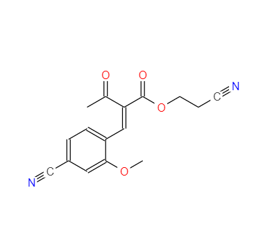 非奈利酮中间体,(Z)-2-cyanoethyl 2-(4-cyano-2-methoxybenzylidene)-3-oxobutanoate