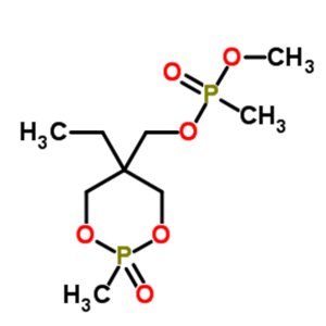 甲基膦酸 (5-乙基-2-甲基-2-氧代-1,3,2-二氧磷杂环己-5-基)甲基甲基酯,5-ethyl-5-[[methoxy(methyl)phosphoryl]oxymethyl]-2-methyl-1,3,2λ5-dioxaphosphinane 2-oxide