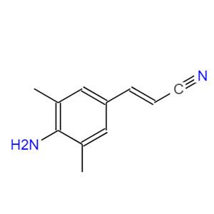 (E)-3-(4-氨基-3,5-二甲基苯基)丙烯腈,(E)-3-(4-amino-3,5-dimethylphenyl)acrylonitrile