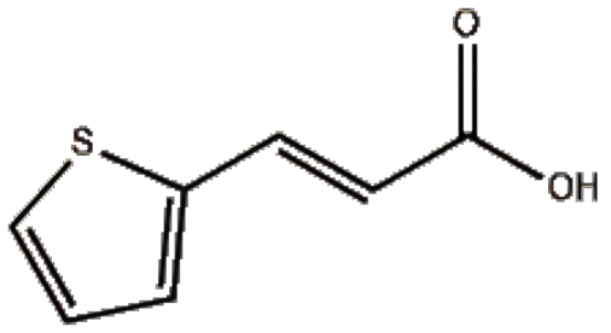 3-（2-噻嗯基）丙烯酸,3-(2-Thienyl)acrylic acid, predominantly trans