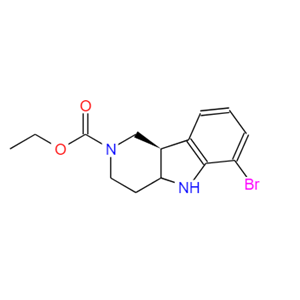 (4aS,9bR)-6-溴-3,4,4a,5-四氢-1H-吡啶并[4,3-b]吲哚-2(9bH)-羧酸乙酯,(4aS,9bR)-Ethyl6-bromo-3,4,4a,5-tetrahydro-1H-pyrido[4,3-b]indole-2(9bH)-carboxylate