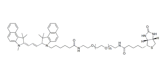 CY3.5-聚乙二醇-生物素,Cy3.5-PEG-Biotin