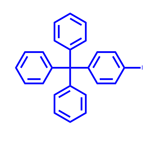 ((4-碘苯基)甲三酰)三苯,Benzene, 1-iodo-4-(triphenylmethyl)-