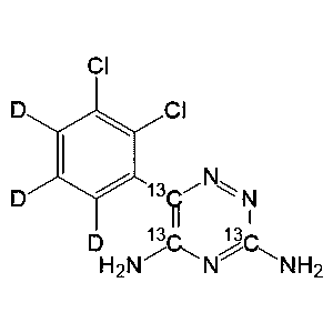 拉莫三嗪-13C3,d3,Lamotrigine-13C3,d3