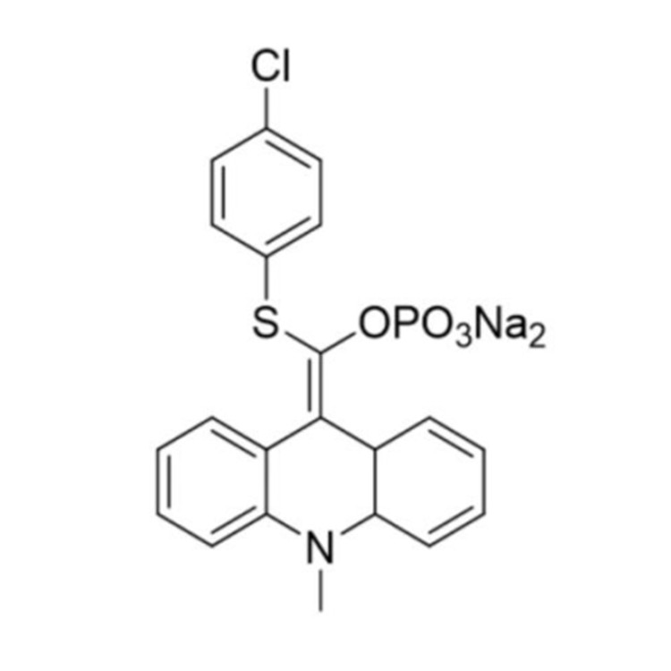 （4-氯苯巯基）（10-甲基-9,10-二氢化吖啶亚甲基）磷酸二钠盐，APS-5,9-(4-Chlorophenylthiophosphoryloxymethylidene)-10-methylacridan,disodium salt