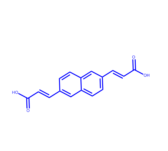 2,6-萘二丙烯酸,2-Propenoic acid, 3,3'-(2,6-naphthalenediyl)bis-