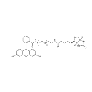 Biotin-PEG2000-FAM 生物素-聚乙二醇-FAM