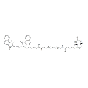 CY3.5-聚乙二醇-生物素,Cy3.5-PEG-Biotin