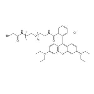 溴乙酰胺-聚乙二醇-罗丹明B,Br-CH2CO-NH-PEG-RB