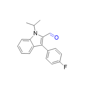 氟伐他汀杂质07,3-(4-fluorophenyl)-1-(1-methylethyl)-1H-indole-2-carbaldehyde