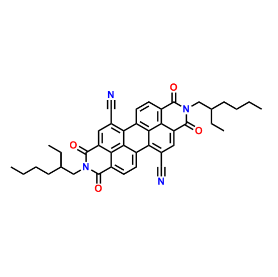 N,N′-bis(2-ethylhexyl)-1,7-dicyanoperylene-3,4:9,10-bis(dicarboximide),N,N′-bis(2-ethylhexyl)-1,7-dicyanoperylene-3,4:9,10-bis(dica