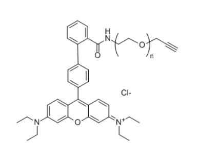 羅丹明B-聚乙二醇-炔基,RB-PEG-ALKYNE