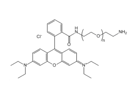 羅丹明B-聚乙二醇-氨基,RB-PEG-NH2