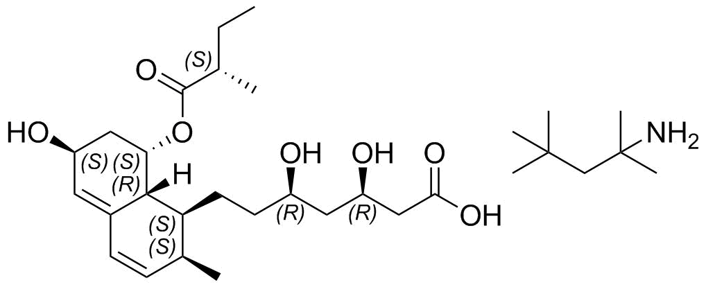 普伐他汀1,1,3,3-四甲基丁胺盐,Pravastatin 1,1,3,3-Tetramethylbutylamine Salt