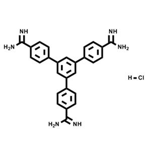 5'-(4-氨基甲酰苯基)-[1,1':3',1'-三联苯基]-4,4'-二(羧肟酰胺)三盐酸盐