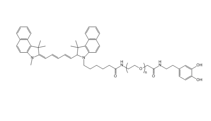 花青素Cy5.5-聚乙二醇-多巴胺,Cy5.5-PEG-DA
