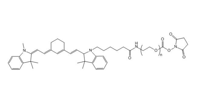 花青素Cy7-聚乙二醇-琥珀酰亞胺碳酸酯,Cy7-PEG-SC