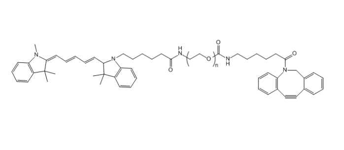 CY5-聚乙二醇-二苯并環(huán)辛炔,Cy5-PEG-DBCO