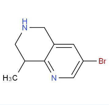 3-broMo-8-Methyl-5,6,7,8-tetrahydro-1,6-naphthyridine