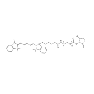 Cy5-PEG-SC Cy5-聚乙二醇-琥珀酰亚胺碳酸酯