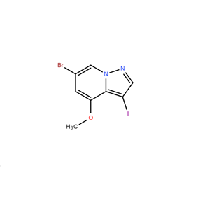 6-溴-3-碘-4-甲氧基-吡唑并[1,5-A]吡啶