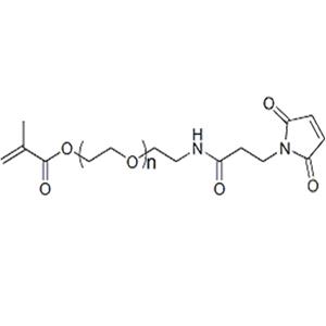 Methacrylate-PEG-MAL，甲基丙烯酸酯聚乙二醇馬來(lái)酰亞胺