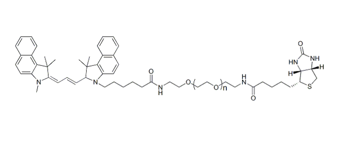 CY3.5-聚乙二醇-生物素,Cy3.5-PEG-Biotin