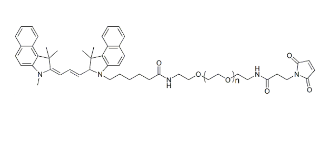 CY3.5-聚乙二醇-马来酰亚胺,Cy3.5-PEG-Mal