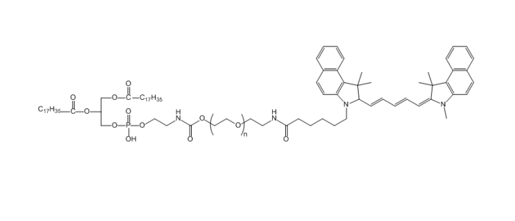 二硬脂酰基磷脂酰乙醇胺-聚乙二醇-CY5.5,DSPE-PEG-CY5.5